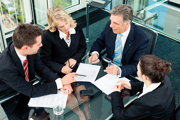 Business - Besprechung in einem Büro